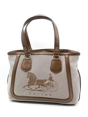 🍓CELINE Shopping Medium Canvas Bag